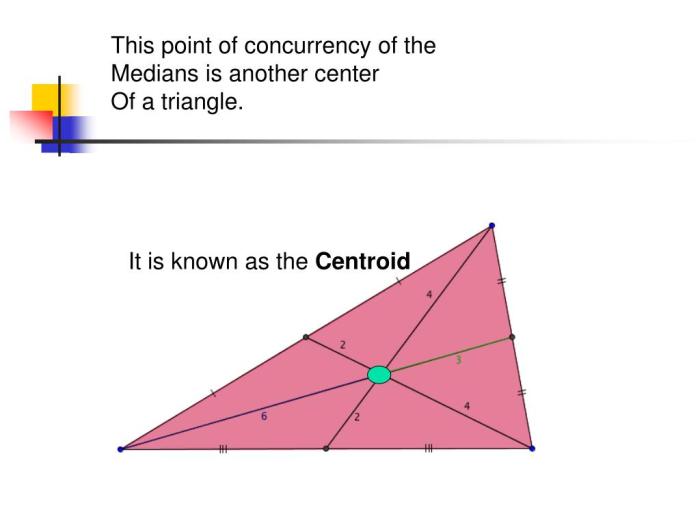 Points of concurrency of a triangle