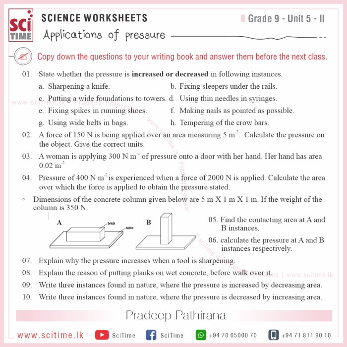 Unit 2 worksheet 2 measuring pressure answer key